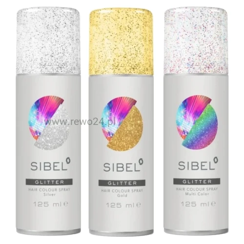 brokat w sprayu do włosów