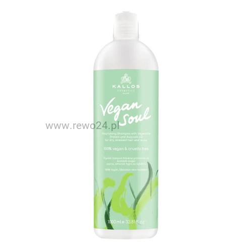 Kallos Vegan Soul Nourishing, Wegański Szampon Nawilżający do Włosów
