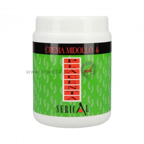 Serical Crema Midollo & Placenta, Maska do włosów 1000ml