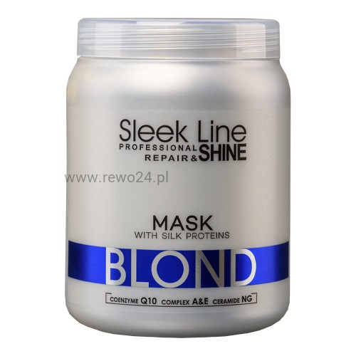 Stapiz Sleek Line Blond - Niebieska maska do włosów