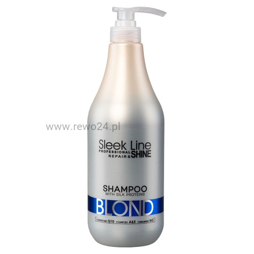 Stapiz Sleek Line Blond - Niebieski szampon do włosów blond