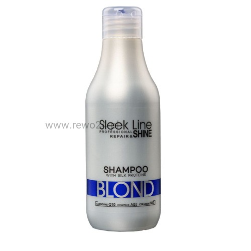 Stapiz Sleek Line Blond - Niebieski szampon do włosów blond
