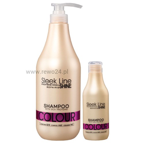Stapiz Sleek Line Colour - szampon do włosów farbowanych
