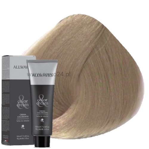 Farba do włosów Allwaves 11.07 Super Rozjaśniacz Naturalny Piaskowy Blond 100ml