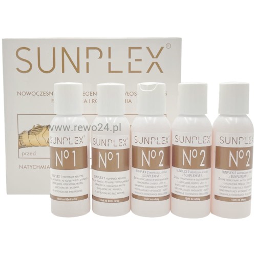 Sunplex Kuracja regenerująca do włosów zniszczonych 5×50ml