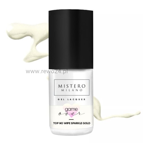 Mistero Milano 1525 Top No Wipe Sparkle Gold 7ml