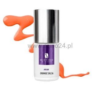 Mistero Milano Lakier hybrydowy 1174 Neon Pomarańczowa Salsa 6ml