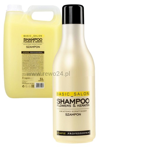 Stapiz Basic_Salon Szampon Kwiatowo-keratynowy do włosów