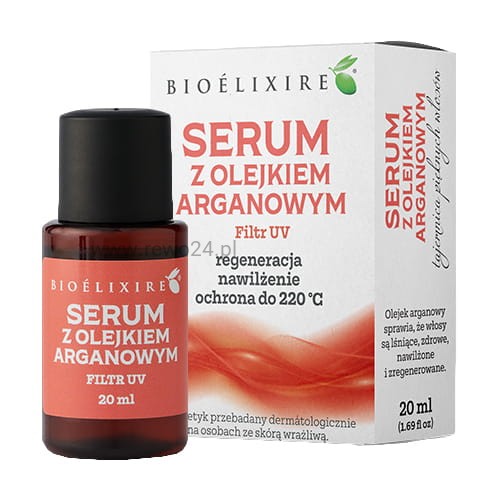 Bioelixire Olejek Arganowy, Serum do włosów z filtrem UV
