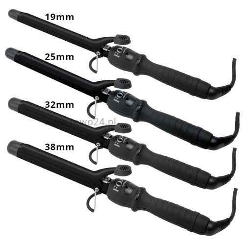 FOX Optima Lokówka do włosów LCD 19mm, 25mm, 32mm, 38mm