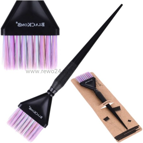 Blackomb Pędzel fryzjerski do farbowania włosów 4,5cm - Tęczowy
