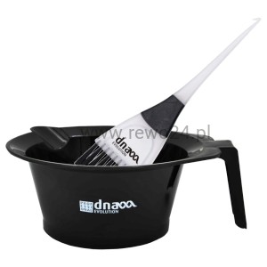 Miseczka i pędzelek do farbowania włosów