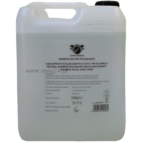 Linea Italiana Aloe Szampon do każdego rodzaju włosów 10L