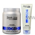 Stapiz Sleek Line Blond - Niebieska maska do włosów