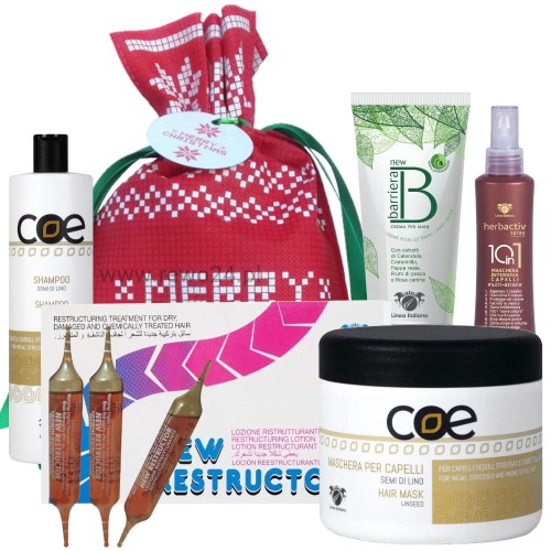 Zestaw świąteczny kosmetyków Linea Italiana Linseed- Mega Powiększony