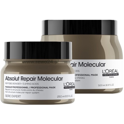 LOréal Professionnel Absolut Repair Molecular 250ml, 500ml Maska regenerująca do włosów zniszczonych