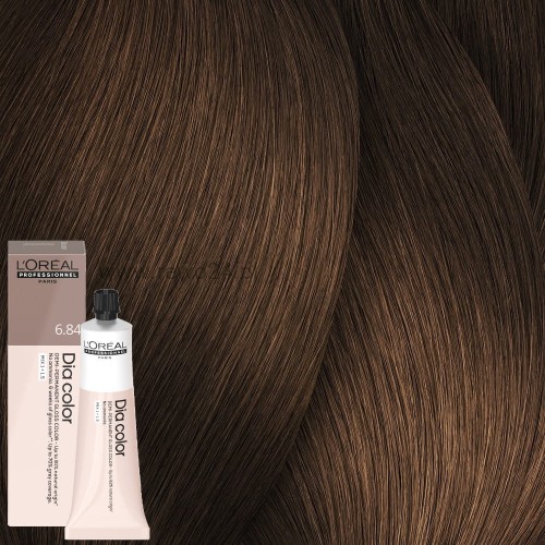 L'Oréal Dia Color 6.84 60ml Toner do włosów z kwasem hialuronowym