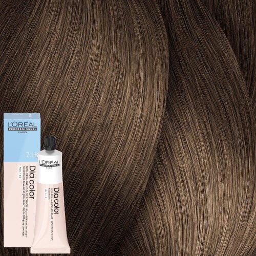 L'Oréal Dia Color 7.18 60ml Toner do włosów z kwasem hialuronowym