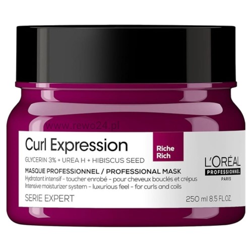LOREAL Serie Expert Curl Expression Rich Maska do włosów kręconych 250ml, 500ml