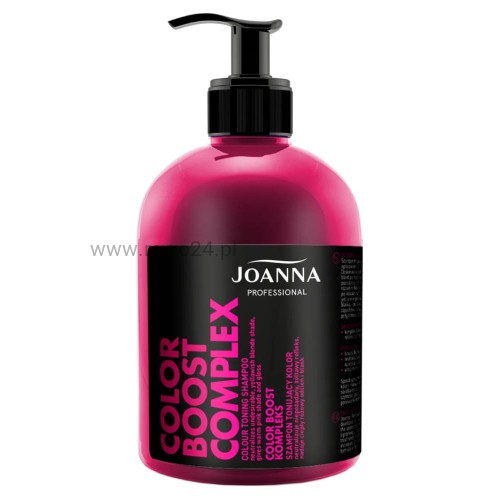 Joanna Professional Color Boost Complex Szampon tonujący kolor różowy 500g
