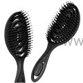 Blackomb Ekologiczna szczotka do włosów z włosiem dzika czarna