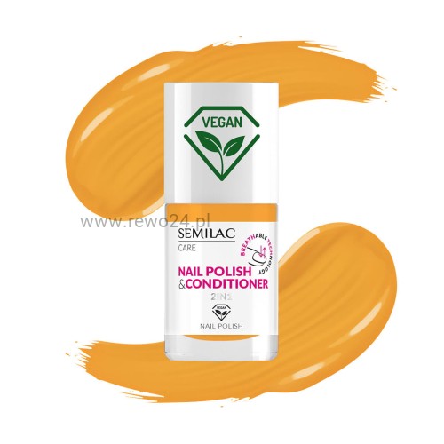 Semilac 014 Lakier do paznokci z odżywką 2w1 7ml