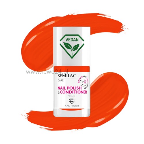 Semilac 015 Lakier do paznokci z odżywką 2w1 7ml