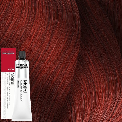 LOréal Majirel 6.64 60ml - Farba do włosów