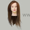 Główka Fryzjerska Treningowa Damska 100% naturalne włosy 55cm