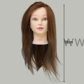 Główka Fryzjerska Treningowa Damska 100% naturalne włosy 55cm