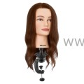 Główka Fryzjerska Treningowa Damska Megan ze statywem 100% naturalne włosy ludzkie 40cm