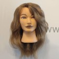 Główka Fryzjerska Treningowa Damska Dagmara 100% naturalne włosy ludzkie 50cm