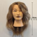Główka Fryzjerska Treningowa Damska Dagmara 100% naturalne włosy ludzkie 50cm