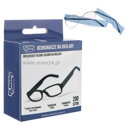 Poniks Osłonki na okulary Folia ochronna 200szt