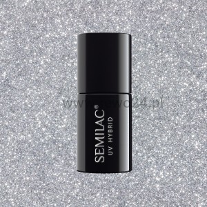 Semilac 093 Lakier Hybrydowy Silver Dust 7ml