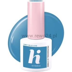 Hi hybrid 318 lakier hybrydowy Grey Blue 5ml