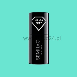 Semilac 439 Lakier Hybrydowy Strong Turquoise 7ml