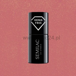 Semilac 378 Lakier Hybrydowy Shimmer Stone Ambe7ml
