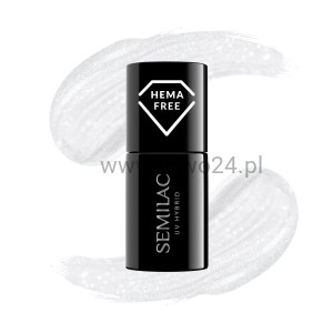 Semilac 237 Lakier Hybrydowy White Pearl 7ml