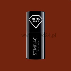 Semilac 418 Lakier Hybrydowy Red Hot Beach 7ml