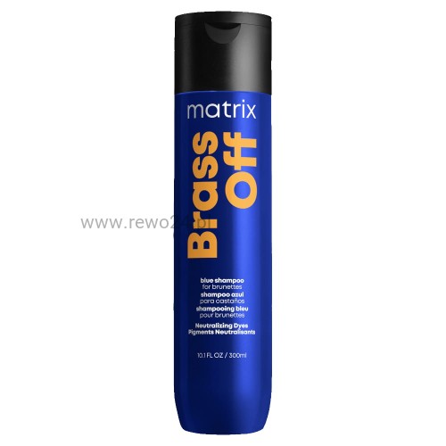 Matrix Brass Off Niebieski Szampon ochładzający odcień włosów