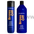 Matrix Brass Off Niebieski Szampon ochładzający odcień włosów