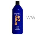 Matrix Brass Off Niebieski Szampon ochładzający odcień włosów 1000ml