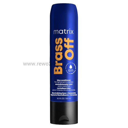 Matrix Brass Off Niebieska Odżywka ochładzająca odcień włosów