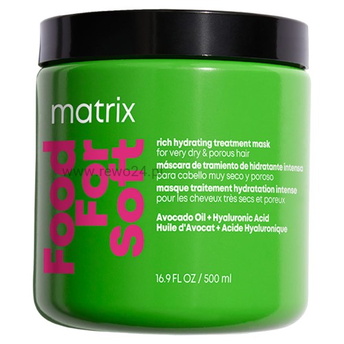 Matrix Food For Soft Maska nawilżająca do włosów suchych 500ml