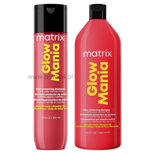 Matrix Glow Mania Szampon nabłyszczający do włosów farbowanych