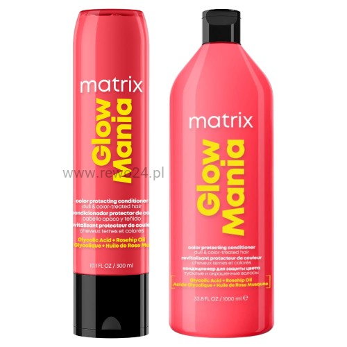 Matrix Glow Mania Odżywka nabłyszczająca do włosów farbowanych