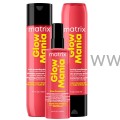 Matrix Glow Mania Zestaw nabłyszczający do włosów farbowanych