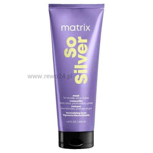 Matrix So Silver Maska do włosów Fioletowa 200ml