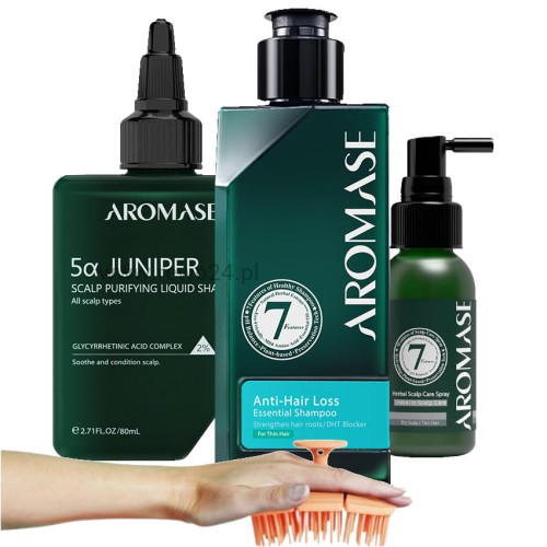 Zestaw na wypadanie włosów Aromase  Anti Hair Loss - Mega powiększony